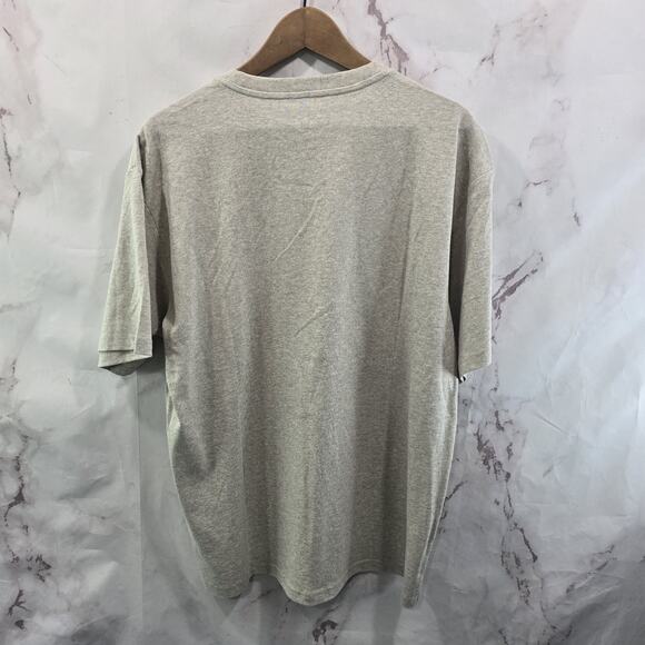 Everlane T Shirt Mens Medium Oatmeal Short Sleeve Crew Organic Cotton Premium - Picture 6 of 11